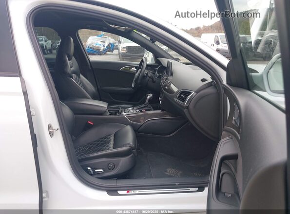 WAUFFAFC4JN034315 2018 AUDI S6 White Front interior view