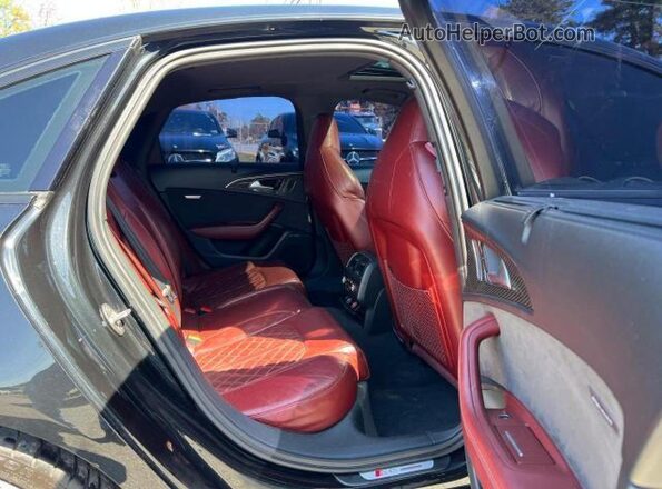 WAUFFAFC6JN000859 2018 AUDI S6 Black Հետևի տեսք