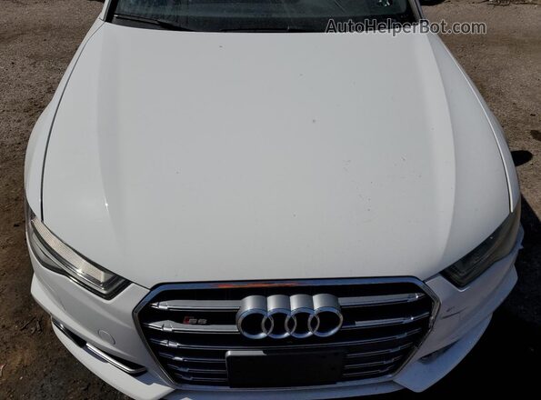 WAUFFAFC8HN068607 2017 AUDI S6 White Вид задньої частини салону