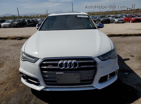 WAUFFAFC8HN068607 2017 AUDI S6 White Вид спереду