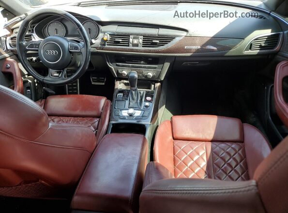 WAUFFAFC8HN068607 2017 AUDI S6 White Вид панелі приладів