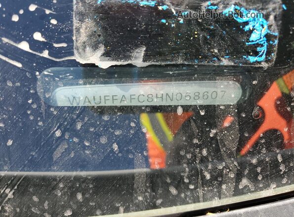 WAUFFAFC8HN068607 2017 AUDI S6 White Вид підкапотного простору