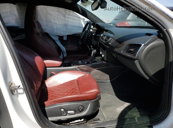 WAUFFAFC8HN068607 2017 AUDI S6 White Вид салону спереду