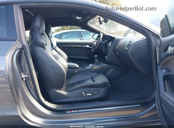WAUG4AFR9GA020599 2016 AUDI S5 Gray Widok wnętrza z przodu