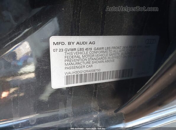 WAUH3DGY2RA008750 2024 AUDI S3 Black 