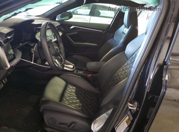 WAUH3DGY8NA005331 2022 AUDI S3 Black Front interior view