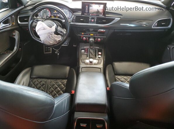 WAUHFAFC3HN052971 2017 AUDI S6 Black Вид панелі приладів