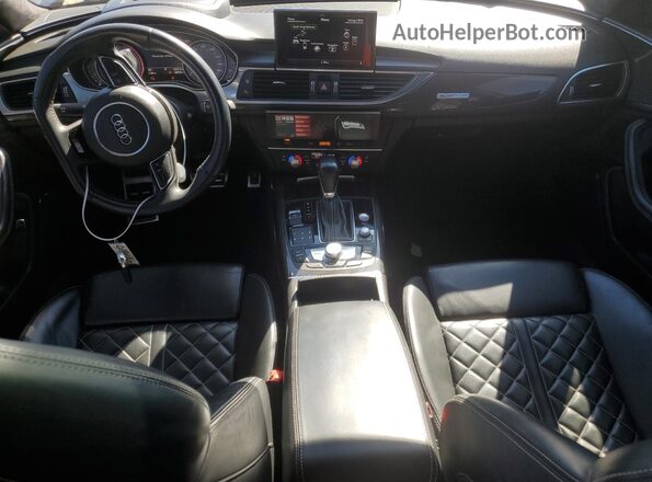 WAUHFAFC6JN049889 2018 AUDI S6 Gray წინა პანელის ხედი