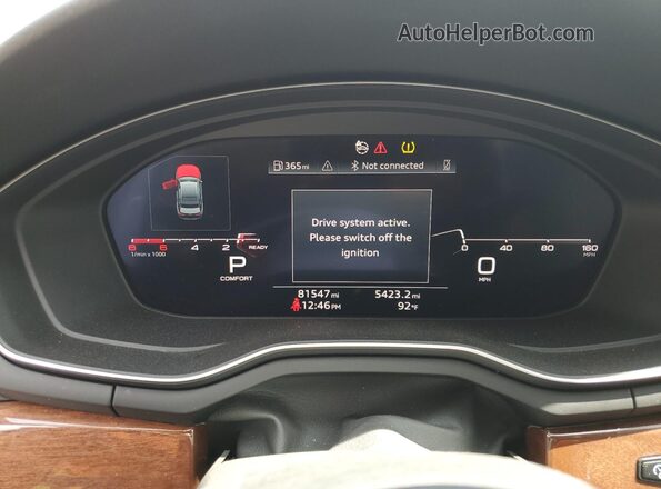WAUHMBF44LA061652 2020 AUDI OTHER White Instrument cluster view
