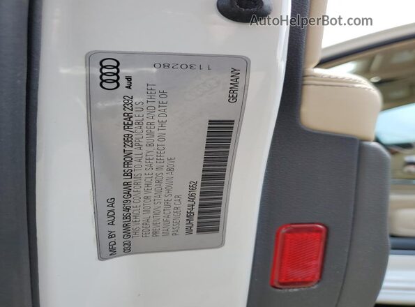 WAUHMBF44LA061652 2020 AUDI OTHER White Engine compartment view