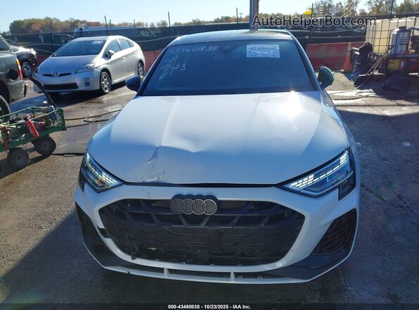 WAUJ5DGY8SA060823 2025 AUDI S3 White Widok zestawu wskaźników