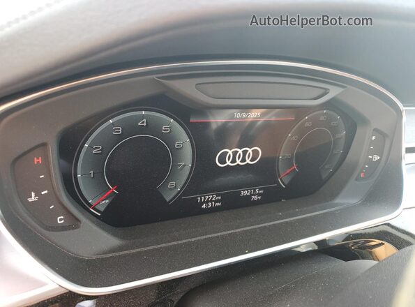 WAULDAF80RN001330 2024 AUDI OTHER Black Vista del cuadro de instrumentos