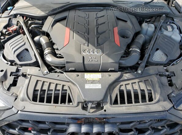 WAULSAF89PN006786 2023 AUDI S8 Black Widok wnętrza z tyłu