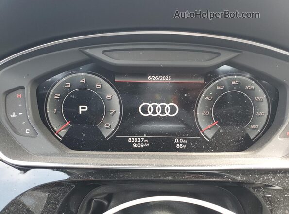 WAULSAF89PN006786 2023 AUDI S8 Black Widok zestawu wskaźników