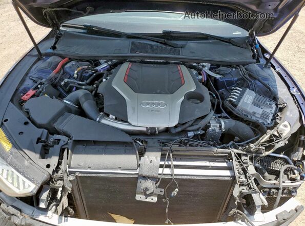 WAUSFAF29LN016594 2020 AUDI S7 Blue Սալոնի հետևի տեսք