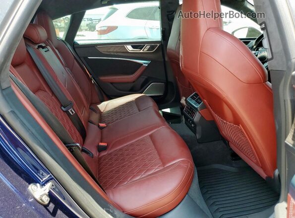 WAUSFAF29LN016594 2020 AUDI S7 Blue Հետևի նստատեղերի տեսք