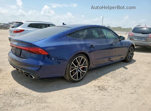 WAUSFAF29LN016594 2020 AUDI S7 Blue Հետևի աջ