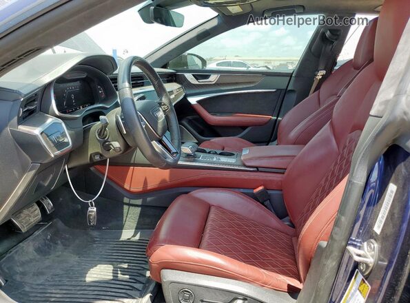 WAUSFAF29LN016594 2020 AUDI S7 Blue Սալոնի դիմացի տեսք