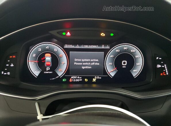 WAUU2AF24MN045362 2021 AUDI OTHER Gray Vista del cuadro de instrumentos