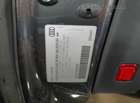 WAUU2AF24MN045362 2021 AUDI OTHER Gray Vista del compartimento del motor