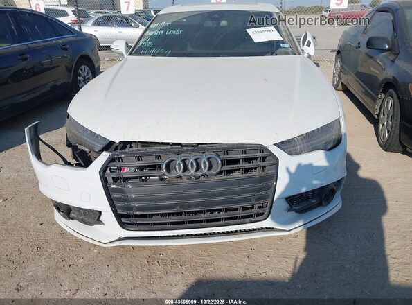WAUW2AFC7GN009929 2016 AUDI S7 White Вид щитка приладів