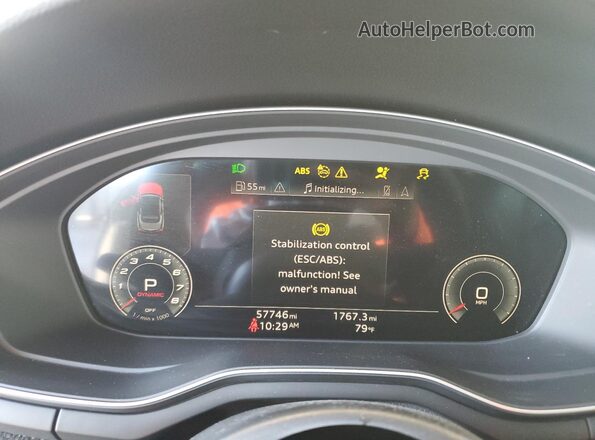 WAUW4GF54MN007453 2021 AUDI S5 Серый Вид щитка приборов