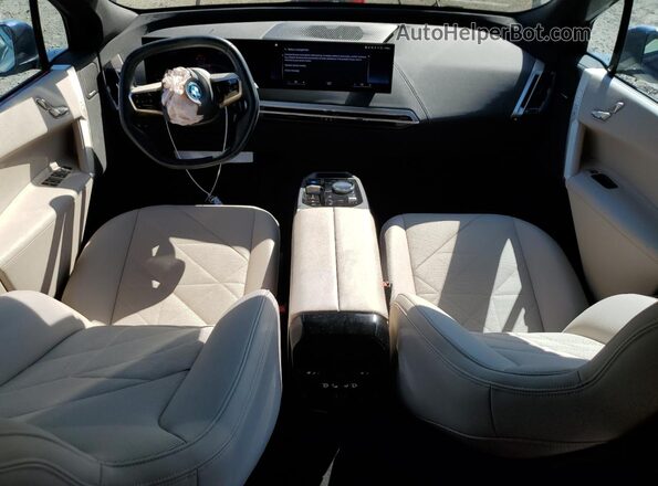 WB523CF05NCK62381 2022 BMW IX Blue წინა პანელის ხედი