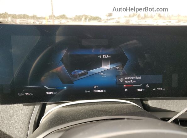 WB533CF01SCS32570 2025 BMW IX Черный Вид щитка приборов