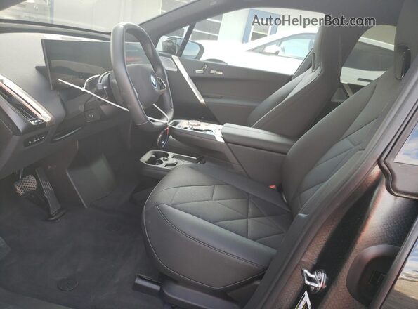 WB533CF04RCR61057 2024 BMW IX Black Вид салону спереду