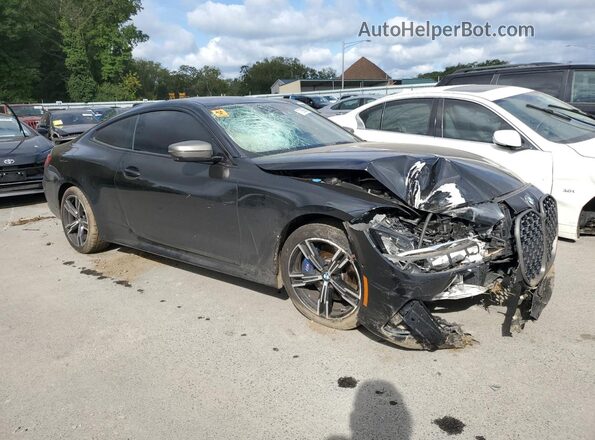 WBA13AR02MCG26285 2021 BMW M4 Black Передня права чверть