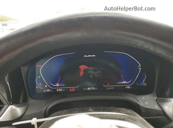WBA13AR02MCG26285 2021 BMW M4 Black Вид щитка приладів
