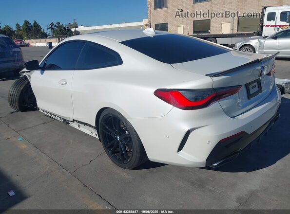 WBA13AR03MCG06773 2021 BMW M4 Белый Задняя левая четверть