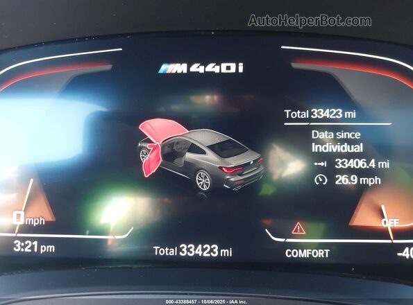 WBA13AR03MCG06773 2021 BMW M4 Белый Вид задних сидений