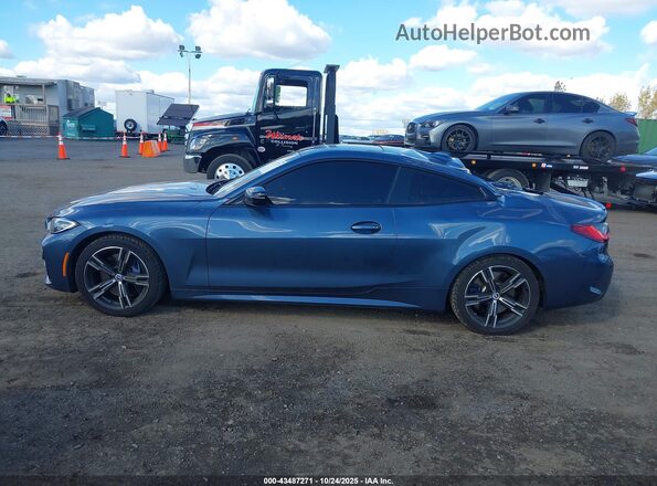 WBA13AR04MCH30230 2021 BMW M4 Blue 360 interior view