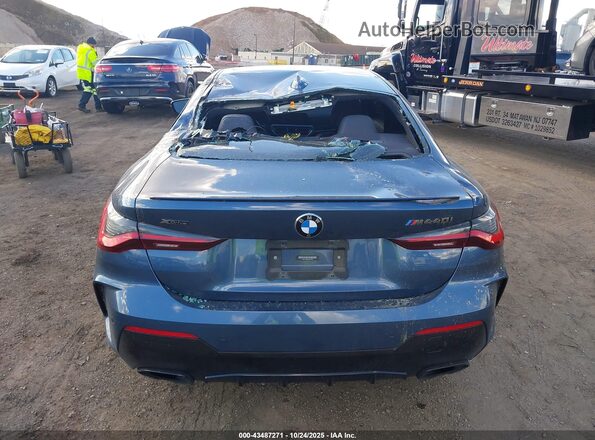 WBA13AR04MCH30230 2021 BMW M4 Blue Front view