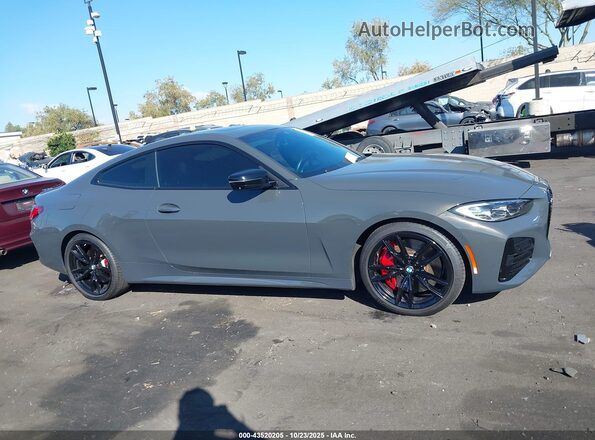 WBA13AR05MCF45393 2021 BMW M4 Gray 