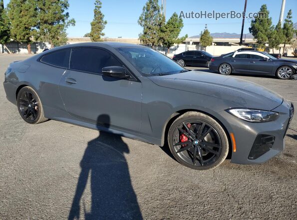 WBA13AR05MCF87613 2021 BMW M4 Gray წინა მარჯვენა
