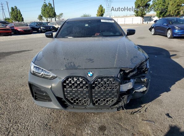 WBA13AR05MCF87613 2021 BMW M4 Gray წინა ხედი