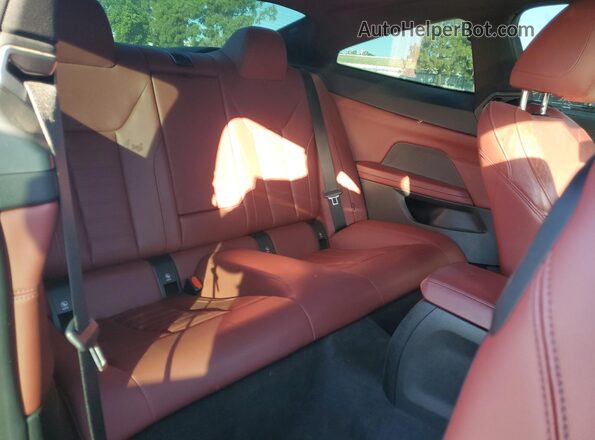 WBA13AR05MCF87613 2021 BMW M4 Gray უკანა სავარძლების ხედი