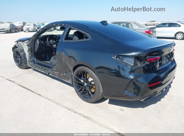 WBA13AR05NCL06117 2022 BMW M4 Черный Задняя левая четверть