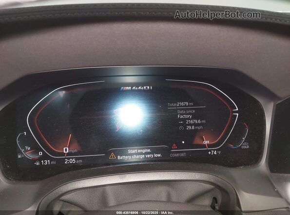 WBA13AW02NFM31207 2022 BMW OTHER White Vista de los asientos traseros