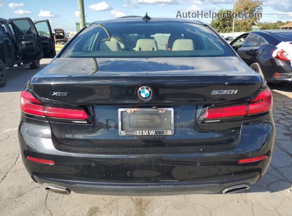 WBA13BJ00NWX75583 2022 BMW 5 SERIES Black უკანა ხედი