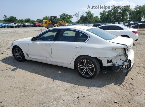 WBA13BJ04MCF79391 2021 BMW 5 SERIES White Trasero izquierdo