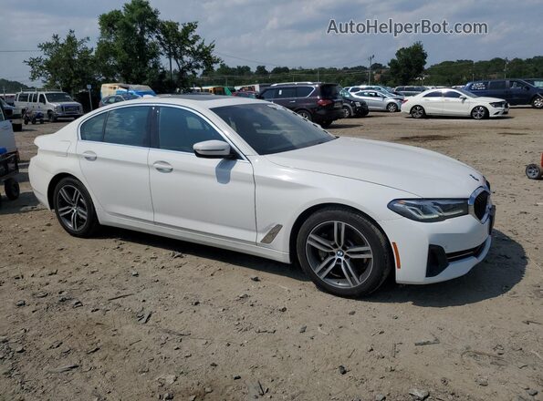 WBA13BJ04MCF79391 2021 BMW 5 SERIES White Delantero derecho