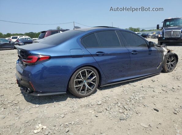 WBA13BK08PCM19840 2023 BMW M5 Blue უკანა მარჯვენა