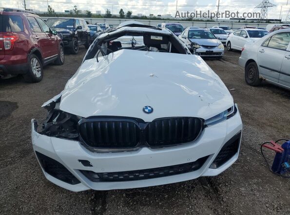 WBA13BK09NCH70708 2022 BMW M5 White Widok z przodu
