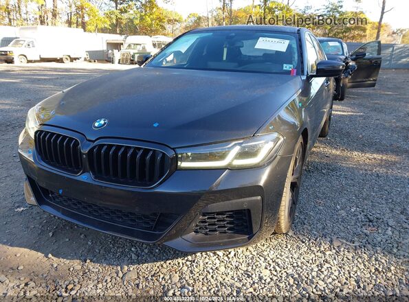 WBA13BK0XMCG83687 2021 BMW 5 SERIES Black Առջևի ձախ երեք քառորդ տեսարան