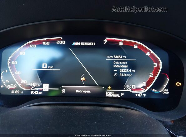 WBA13BK0XMCG83687 2021 BMW 5 SERIES Black Հետևի նստատեղերի տեսք
