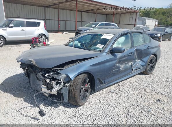 WBA13BK0XPCM66268 2023 BMW M5 Blue წინა მარცხენა ხედი სამი მეოთხედიდან