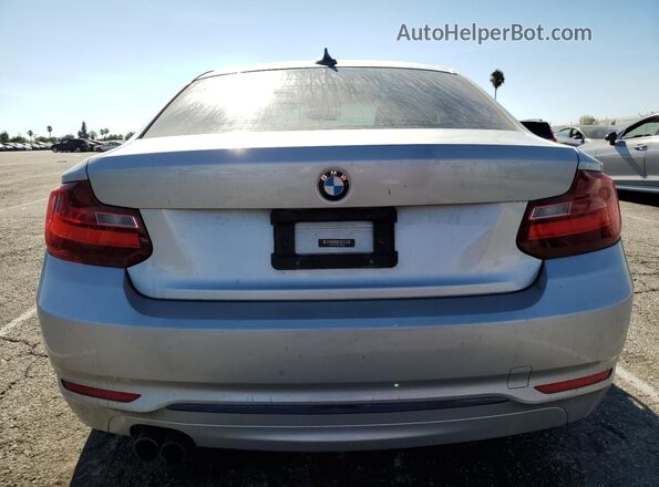 WBA1F9C55GV546740 2016 BMW 2 SERIES Silver Հետևի տեսք